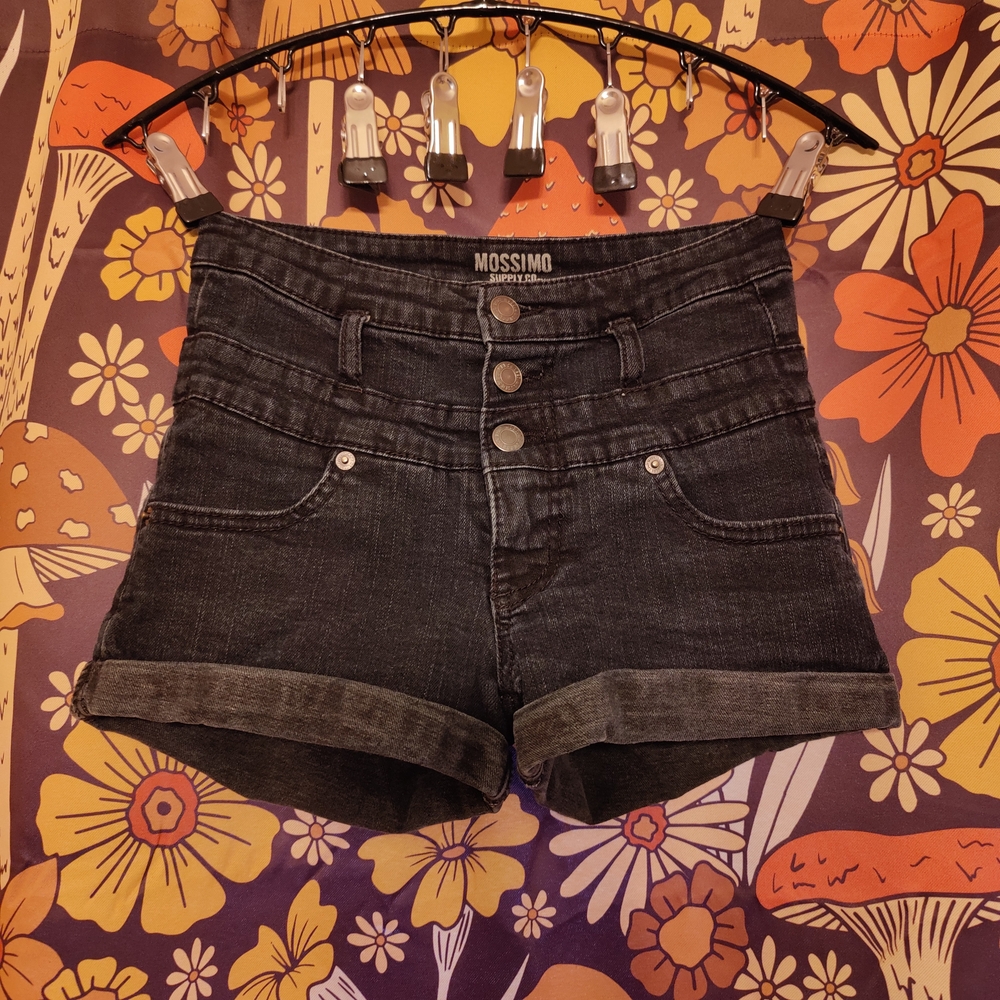 Mossimo Supply Co. Women's Black Jean Shorts